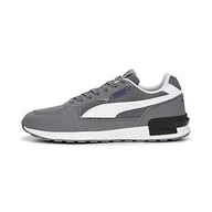 Trampki męskie - PUMA Graviton męskie trampki, Szare płytki Puma White Clyde Royal, 47 EU - miniaturka - grafika 1