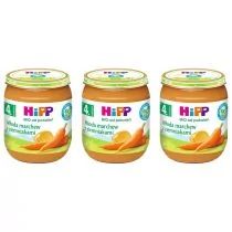 Hipp Młoda marchew z ziemniakami po 4. miesiącu zestaw 3 x 125 g Bio - Dania dla dzieci - miniaturka - grafika 1