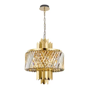 Żyrandol MARGOT GOLD 6xE14 - Lampy sufitowe - miniaturka - grafika 1