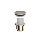 Korki do umywalek - Excellent Korek klik-klak umywalkowo-bidetowy, złoty połysk, cappucino - miniaturka - grafika 1