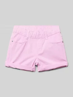 Spodnie i spodenki dla dziewczynek - Bermudy z wpuszczaną kieszenią - grafika 1