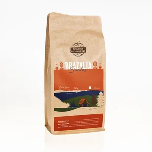 ŚWIEŻO PALONA KAWA ZIARNISTA BRAZYLIA SANTOS 1KG 100% ARABICA - Kawa - miniaturka - grafika 1