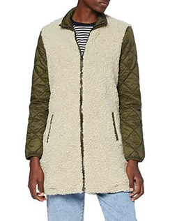 Kurtki damskie - ONLY Onlgabriella Teddy Mix Coat Otw kurtka damska - grafika 1