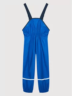 Spodnie i spodenki dla chłopców - Playshoes Spodnie przeciwdeszczowe 405424 D Niebieski Regular Fit - grafika 1