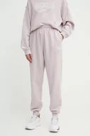 Spodnie damskie - Reebok Classic spodnie dresowe bawełniane Archive Essentials kolor różowy gładkie 100076215 - miniaturka - grafika 1