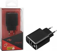 Ładowarki do telefonów - Ładowarka Vega ŁADOWARKA SIECIOWA 18W 3A CZARNA  FASTON FAST CHARGER  QUICK 3000mA ALUMINIOWA> - miniaturka - grafika 1