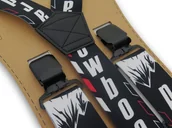 Dodatki do ubrań - Szerokie czarne narciarskie szelki do spodni typu Y - SNOWBOARD T70 - miniaturka - grafika 1