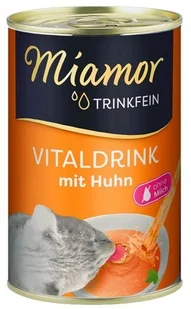 Miamor Miamor Vitaldrink 6 x 135 ml Kurczak - Przysmaki dla kotów - miniaturka - grafika 2
