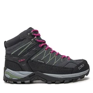 Buty trekkingowe damskie - Trekkingi CMP Rigel Mid Wmn Trekking Shoes Wp 3Q12946 Szary - miniaturka - grafika 1