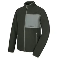 Bluzy sportowe męskie - Męska bluza Husky Addy zip M Rozmiar: M / Kolor: zielony - miniaturka - grafika 1