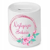 Skarbonki - Dla Pogodynki Skarbonka na Urodziny Prezent z Nadrukiem ze Zdjęciem + Opakowanie na prezent (wzór 02) - miniaturka - grafika 1