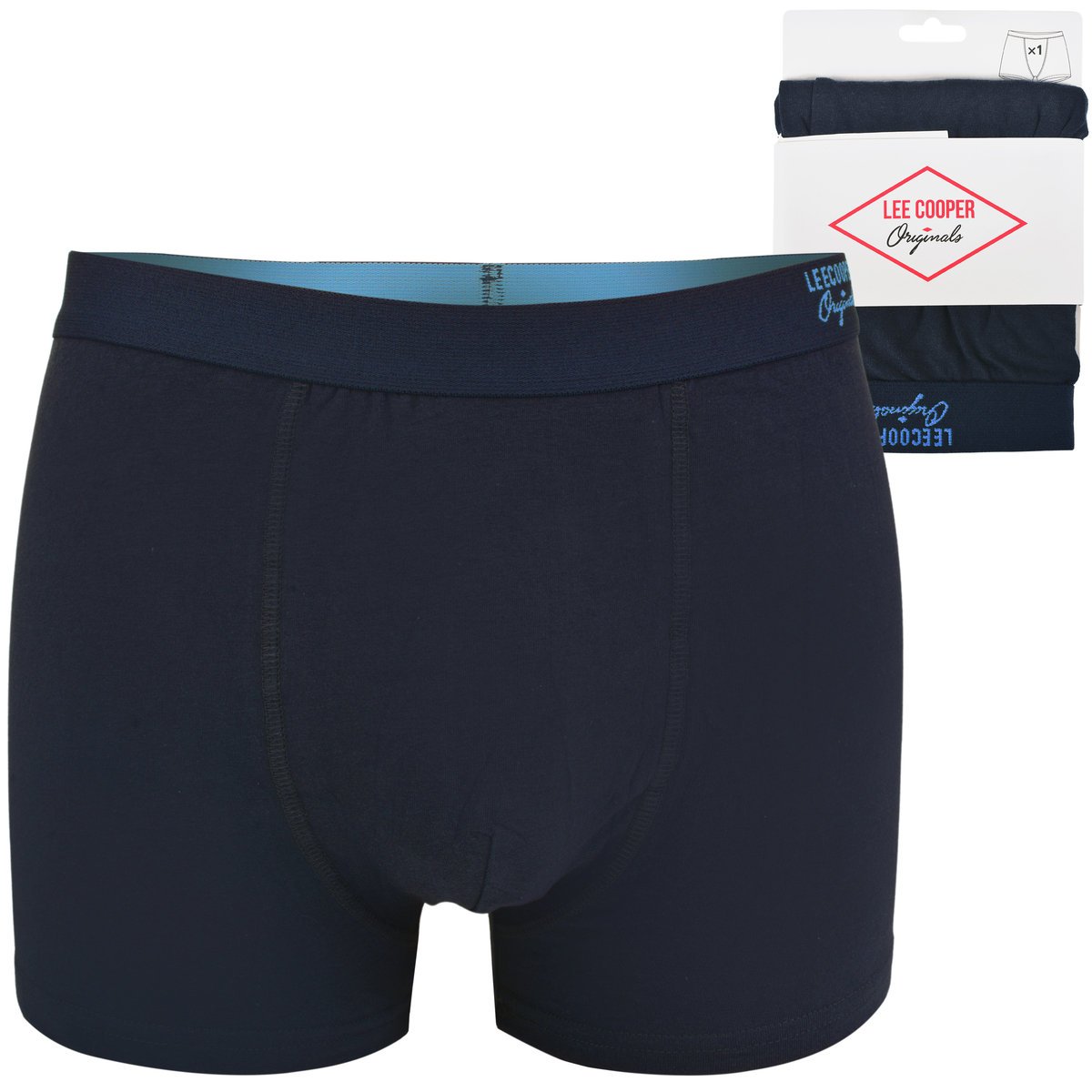 Lee Cooper Bokserki Męskie Bawełniane 40938 Granatowe 1 sztuka Rozmiar M