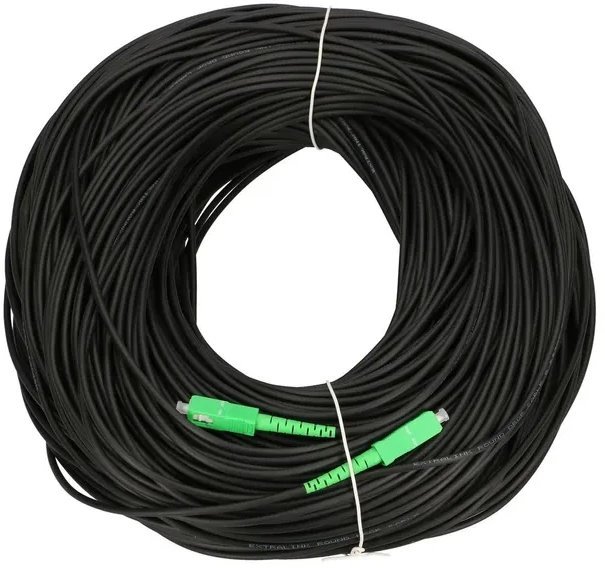 Extralink SC/APC-SC/APC Patchcord Okrągły, wiszący, jednomodowy, Simplex, G.657A2, 200m