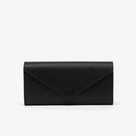 Portfele - Damski Portfel LACOSTE WALLET NF4157KL.000 – Czarny - miniaturka - grafika 1