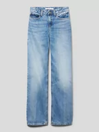 Spodnie i spodenki dla dziewczynek - Jeansy z wyhaftowanym logo model ‘WORKWEAR’ - miniaturka - grafika 1