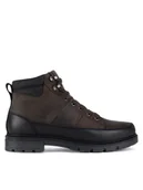 Botki męskie - Badura Trzewiki DAVID-02 MI08 Brązowy - miniaturka - grafika 1