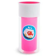 Kubki termiczne - Meubleplus Munchkin Personalizowany kubek termiczny Miracle 360°, różowy - miniaturka - grafika 1
