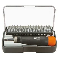Śrubokręty - NEO Końcówki wkrętakowe precyzyjne z uchwytem, zestaw 17 sztuk - miniaturka - grafika 1