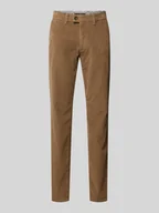 Spodnie męskie - Spodnie sztruksowe o kroju regular fit z wpuszczanymi kieszeniami model ‘JIM’ - miniaturka - grafika 1