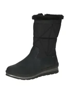 Kozaki damskie - Caprice Damskie ciepłe buty 9-26404-43, modne kozaki, Black Comb, 38 EU, czarny Comb, 38 EU - miniaturka - grafika 1