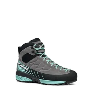 Damskie buty podejściowe Scarpa Mescalito Mid GTX Woman midgray/aqua - 41 - Buty trekkingowe damskie - miniaturka - grafika 1