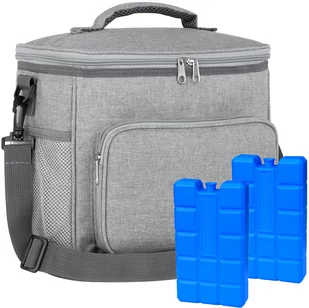 KAMAJU TT1601SM TORBA SZARY MELANŻ 16L +2X400ML - Torby termiczne - miniaturka - grafika 1
