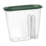 Pojemniki kuchenne - Pojemnik na artykuły sypkie 1,5 l MOLLY zielony - miniaturka - grafika 1