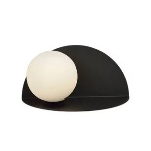 Kinkiet Form 7, 30 cm x 15 cm, czarny/opalowy - Lampy ścienne - miniaturka - grafika 2