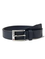 Paski - Tommy Hilfiger Pasek męski Nowy Aly skórzany pasek, Midnight, 80W - miniaturka - grafika 1