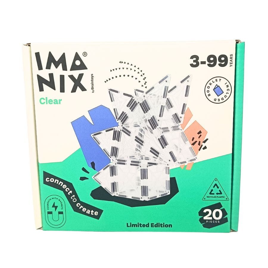 Imanix klocki magnetyczne CLEAR 20 elem.