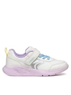 Buty dla dziewczynek - Geox Sneakersy B Sprintye J36FWB 01454 C0761 S Biały - miniaturka - grafika 1
