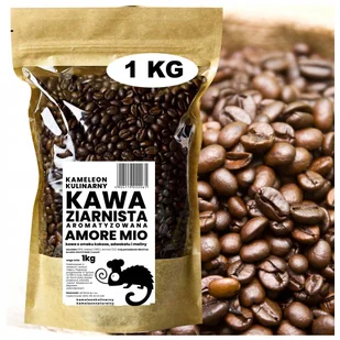 Kameleon Kulinarny Kawa Smakowa ziarnista Amore Mio kokos malina 1KG - Cappuccino i kawy smakowe - miniaturka - grafika 1