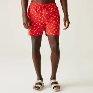 Kąpielówki męskie - Regatta Spodenki męskie kąpielówki Loras Swim Czerwony, Rozmiar: M - miniaturka - grafika 1