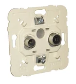 Inne akcesoria elektryczne - EFAPEL LOGUS90 GNIAZDO ANTENOWE PRZELOTOWE KOŃCOWE 21554 - miniaturka - grafika 1