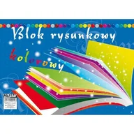 Notesy i bloczki - Poligraf Blok biurowy Rysunkowy A4 kolorowy S1024 - miniaturka - grafika 1