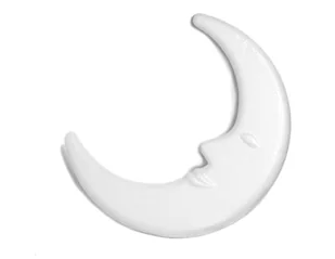 INNSPIRO Luna Flat Porex 20cm. Torba Wisząca 2u Kształty geometryczne, Biały, 12,5cm, 2 - Lalki dla dziewczynek - miniaturka - grafika 1