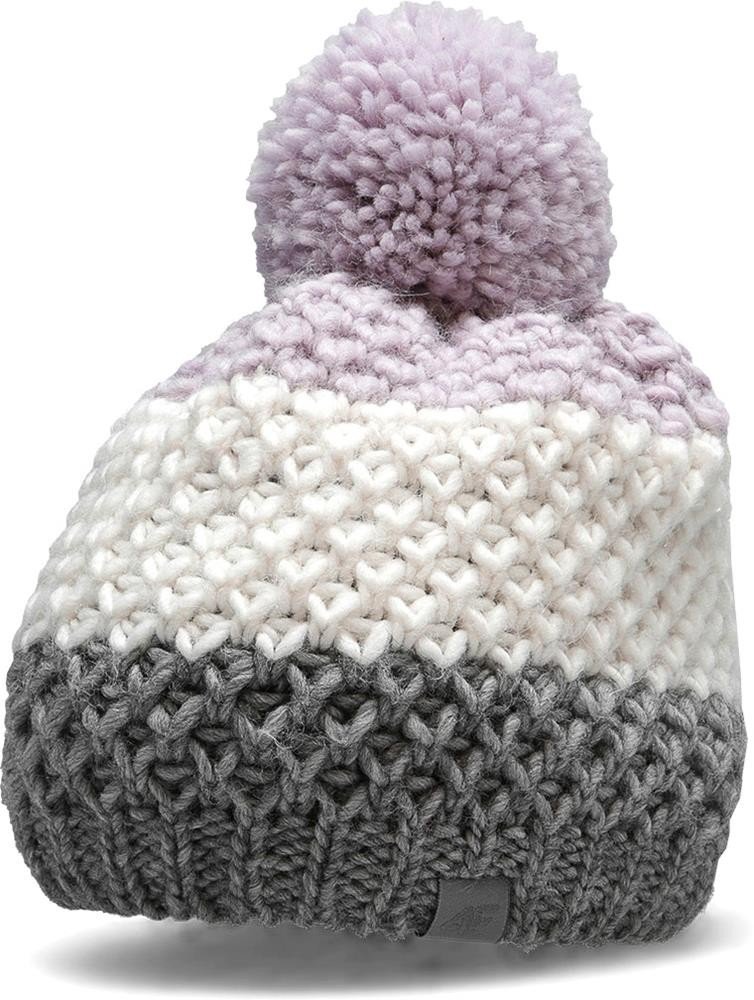 Czapka Zimowa Dziewczęca 4F Hjz22-Jcad007 - Fioletowa