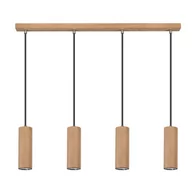 Lampy sufitowe - Spotlight Premium Collection Lampa wisząca Pipe nowoczesna oprawa z drewna dębowego 1551474 - miniaturka - grafika 1