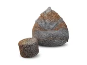 Pufy i podnóżki - Pufa sako XXXXL worek + gratis pantera - miniaturka - grafika 1