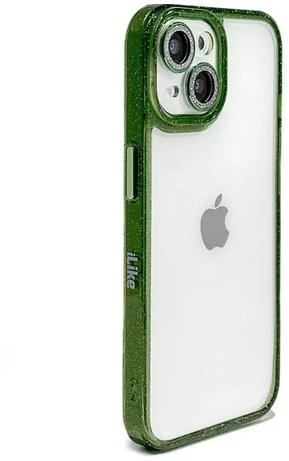 iLike Tylny pokrowiec Apple iPhone 15 Pro STARS LENS ACRYLIC COVER Green [kod produktu: ILIAPP15PSACG]