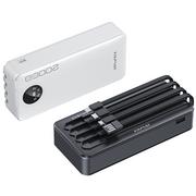 Powerbanki - AWEI PowerBank P134K 20000mAh czarny/black wyświetlacz + kable USB/PD/Lightning/MicroUSB - miniaturka - grafika 1