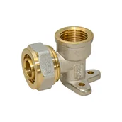 Złącza i kolanka wentylacyjne - Kolanko 90° skręcane 16 mm - GW1/2" INSTAL COMPLEX" - miniaturka - grafika 1