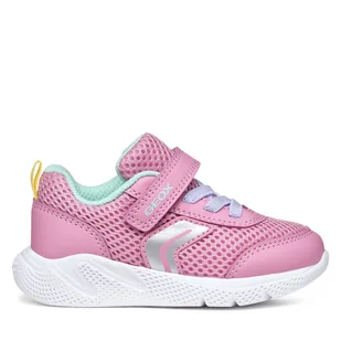 Sneakersy Geox B Sprintye B454TD 01454 CE83B Różowy - Buty dla dziewczynek - miniaturka - grafika 1