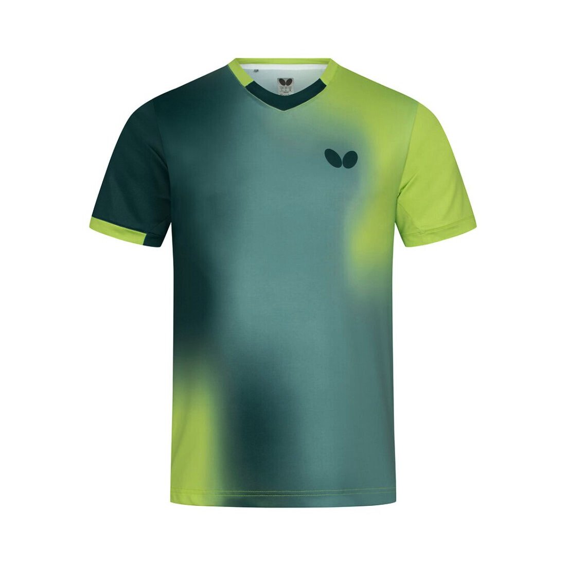 Koszulka męska Butterfly Shirt Toyama Lime-Grey L