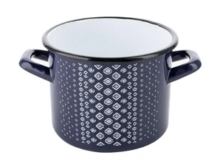 Fl1 GARNEK EMALIOWANY PROSTY TRELIS B/P 22CM 6,25L 000-GAR-2/22-TRELIS22 - Garnki - miniaturka - grafika 1