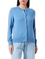 Swetry damskie - BOSS Damski sweter Fadenasis Cardigan, Open Blue474, L - miniaturka - grafika 1