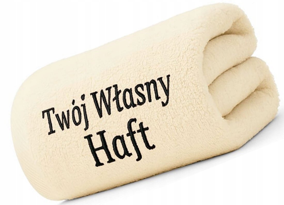 RĘCZNIK FROTTE KĄPIELOWY PLAŻOWY 70x140 TWÓJ WŁASNY HAFT IMIE WF SIŁOWNIA