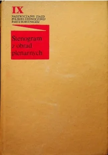 Stenogram z obrad plenarnych - Archeologia - miniaturka - grafika 1