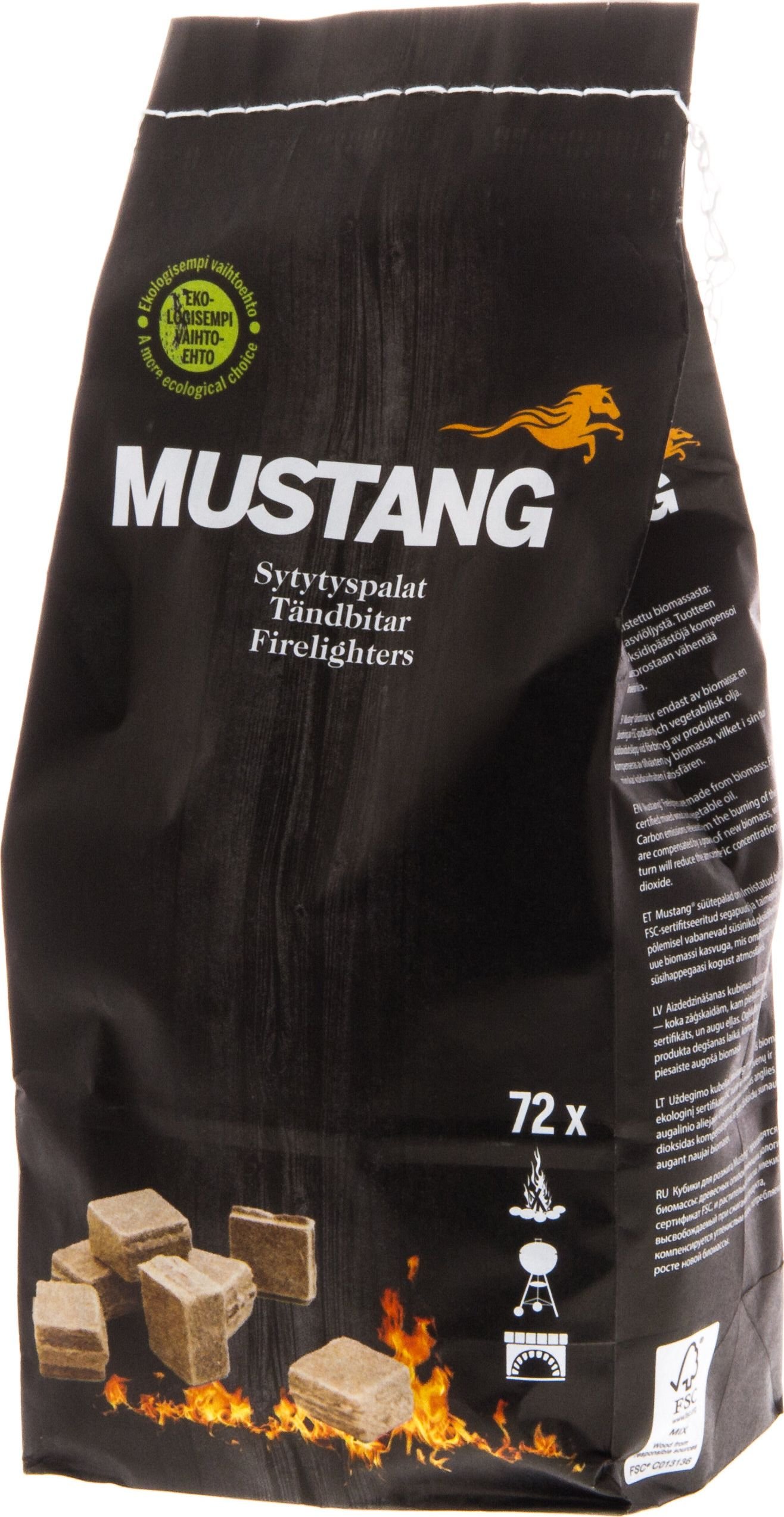 Mustang Podpałki 72 szt.