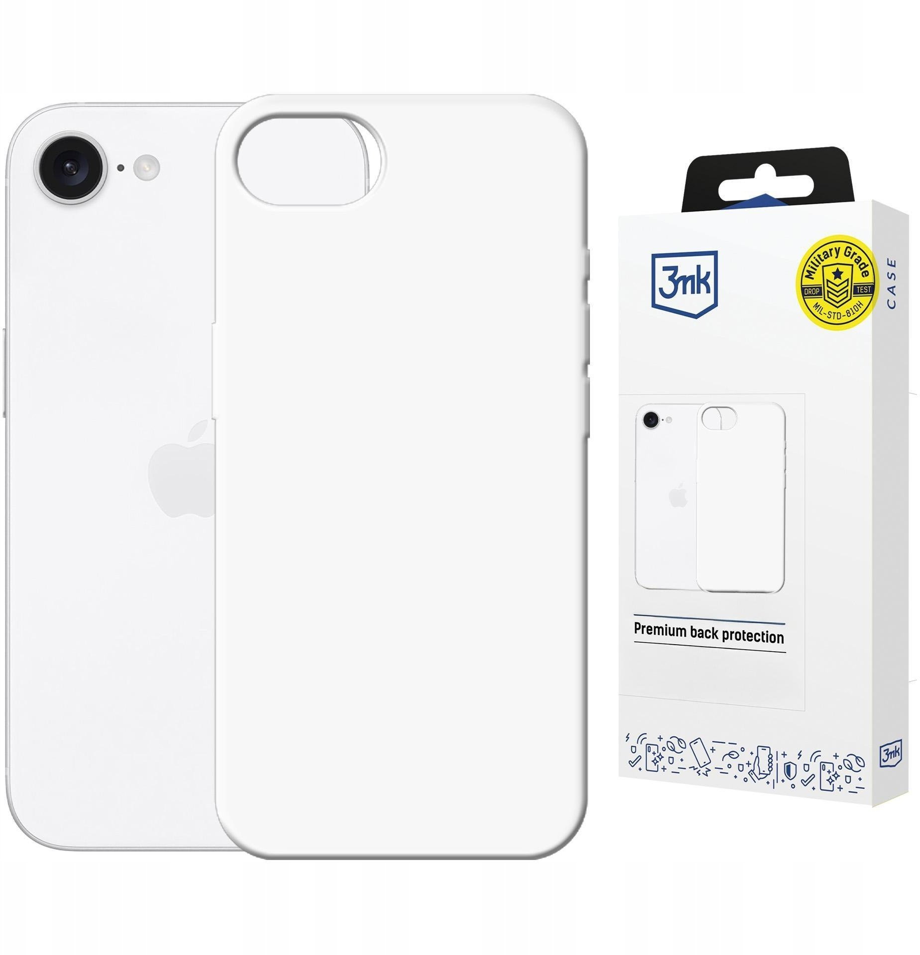 3MK Apple iPhone 16E/ iPhone 17E - 3mk Hardy Mellow MagCase White